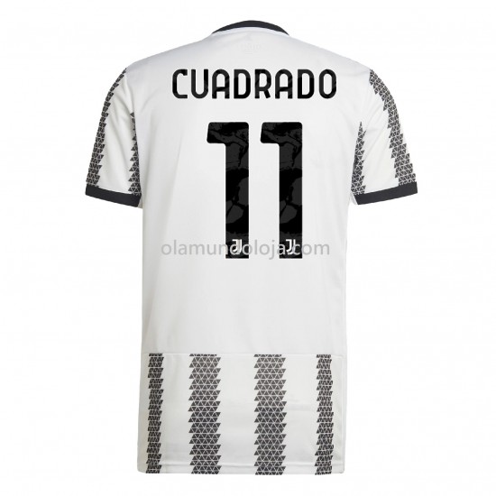 Camisola Juventus Cuadrado 11 Equipamento Primeiro 2022-2023 Manga Corta